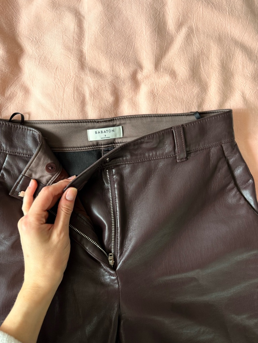 Babaton Leather Pants